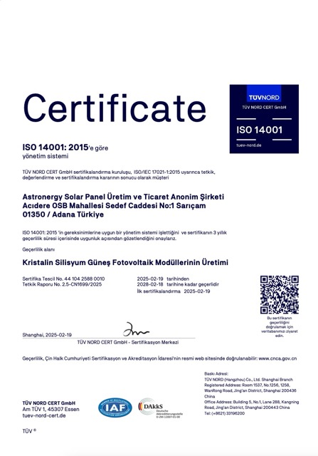 T&Uuml;V NORD - ISO&nbsp;14001